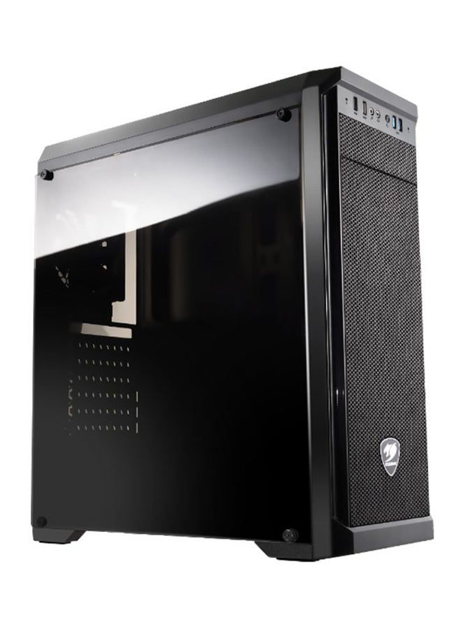 كوجار حافظة كمبيوتر MX330 ميد تاور بلوحة جانبية شفافة من الأكريليك أسود - Image 2