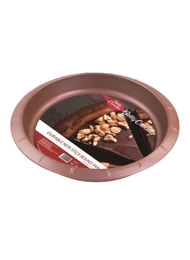 Betty Crocker Non-Stick Round Pan Brown 24.5 x 4.3centimeter