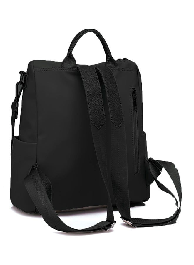 Sharpdo Zipper Closure Backpack Black - Image 3
