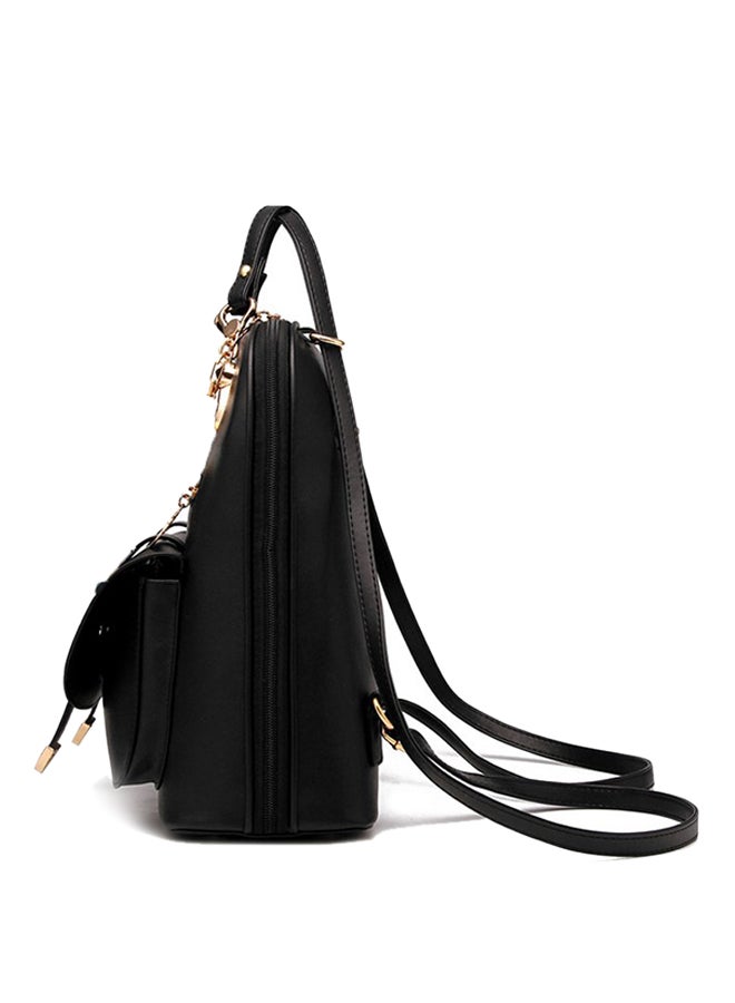 Sharpdo Stylish Backpack Black - Image 3