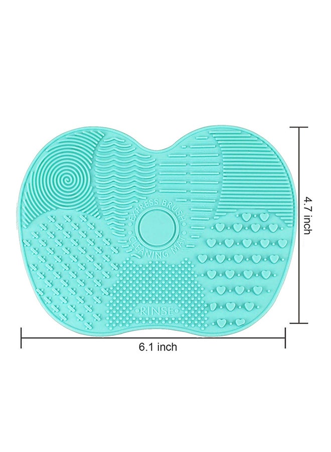 CYTHERIA Makeup Brush Cleaning Mat Mint Green  - Image 3