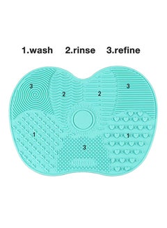 CYTHERIA Makeup Brush Cleaning Mat Mint Green  - Image 4