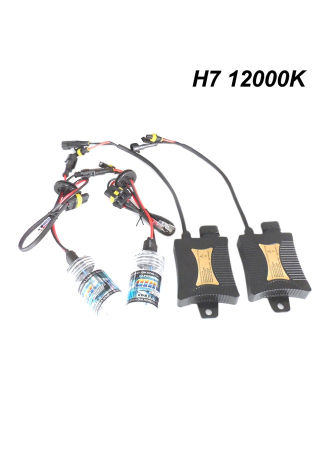 Generic 12V 55W  H7 12000K Xenon Kit Headlight Bulbs  - Image 1