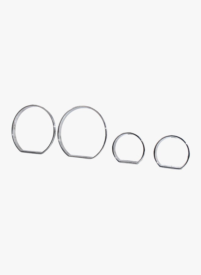 Generic Chrome Gauge Cluster Dashboard Bezel Rings Frame For BMW E46 1999-2006  - Image 3