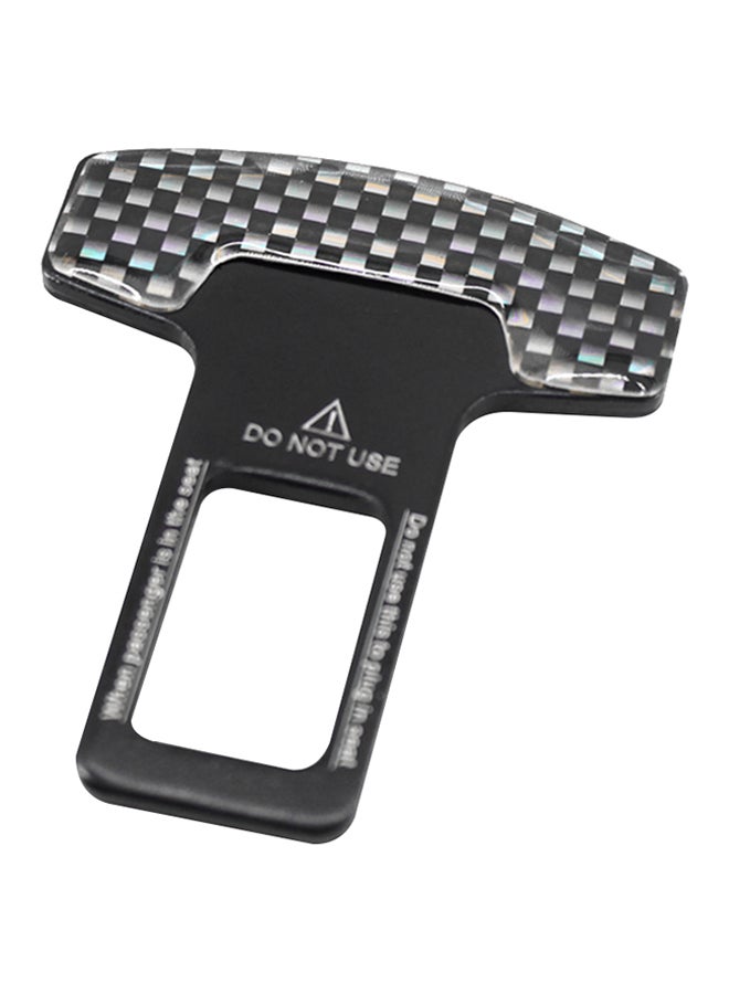 Generic Universal Vehicle Mounted Carbon Fiber Car Safety Seat Belt Buckle Clip  - Image 1