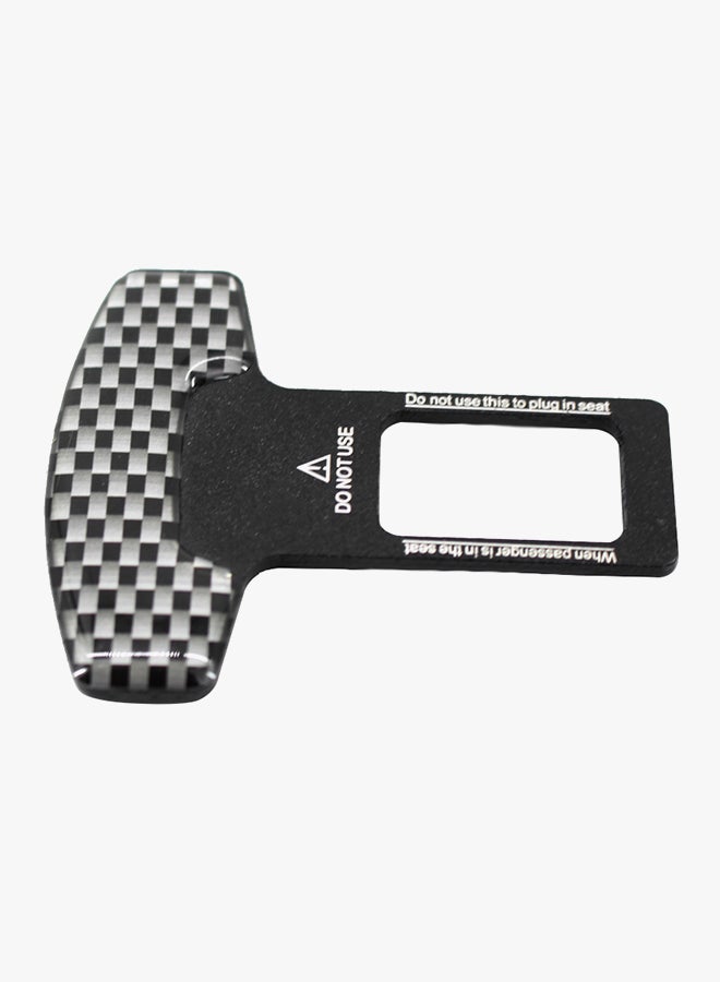 Generic Universal Vehicle Mounted Carbon Fiber Car Safety Seat Belt Buckle Clip  - Image 3