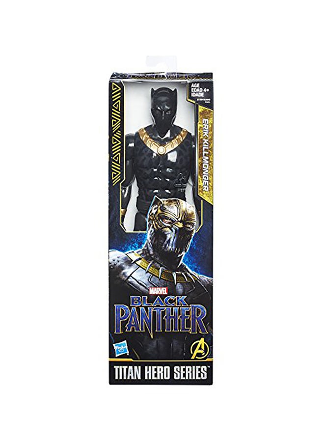 MARVEL - Black Panther Titan Hero Series Erik Killmonger Action Figure E1364 - Image 1