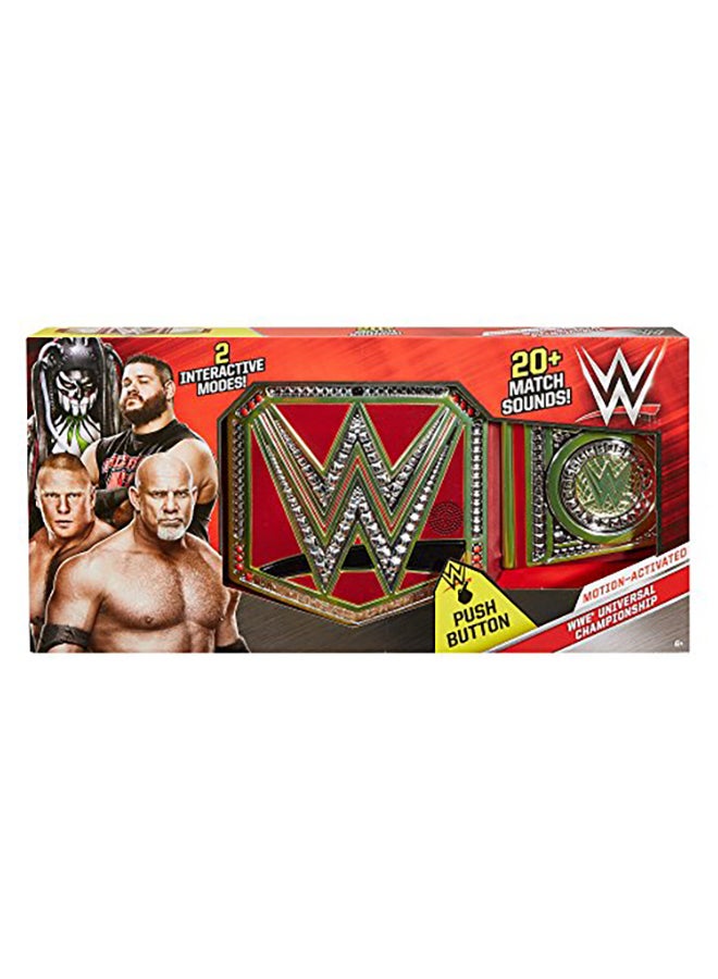 WWE 2-Interactive Modes Motion-Activated Championship Belt 20inch - Image 1