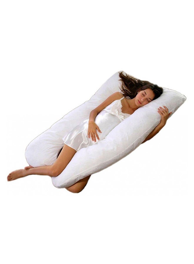 Maternity Body Pillow Cotton White 120x80cm  - Image 2