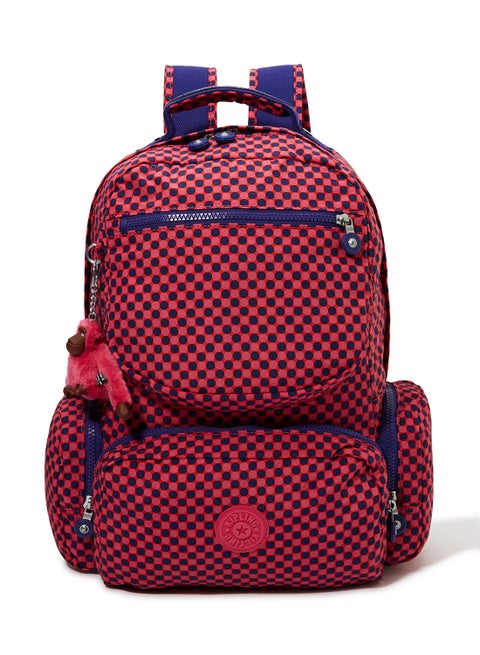 Polka Dot Kids Backpack, 14.5 Litres Pink/Blue