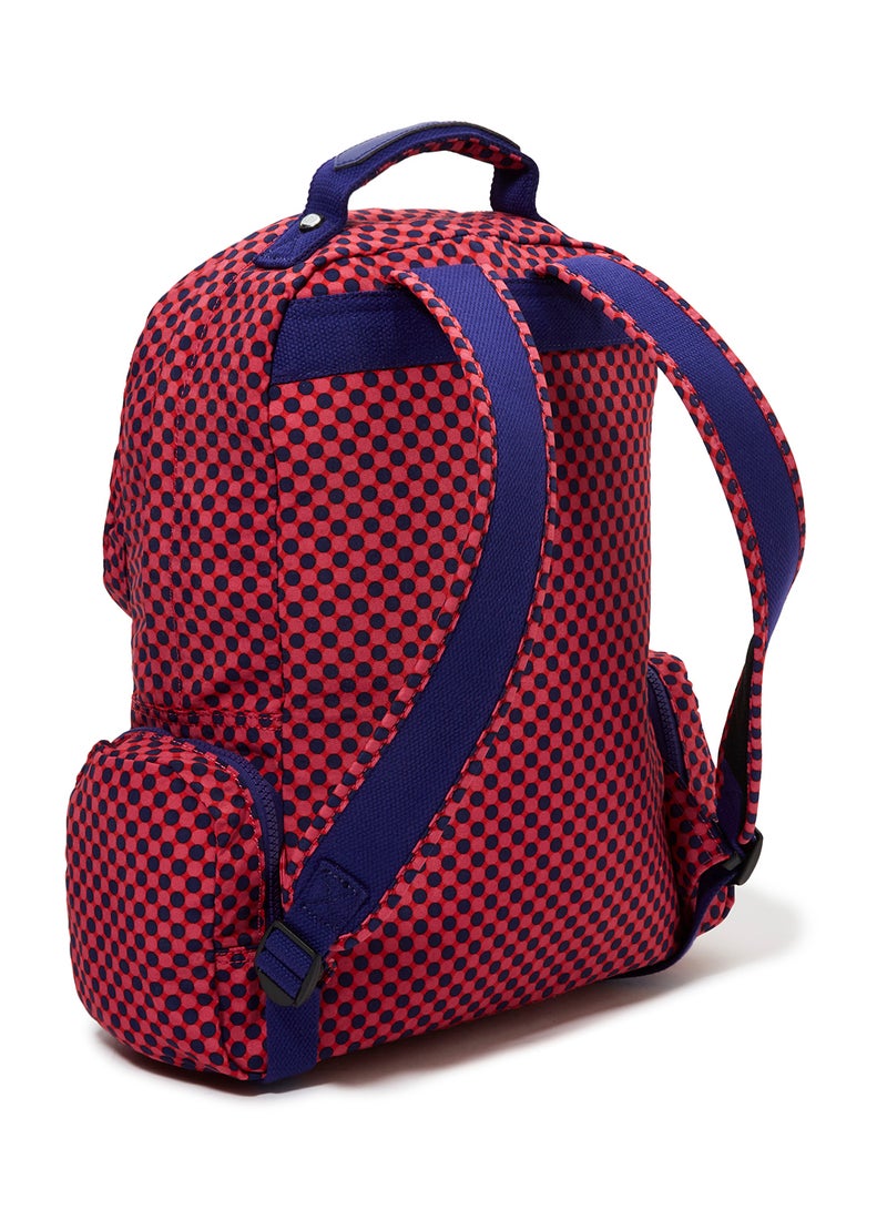 Polka Dot Kids Backpack, 14.5 Litres Pink/Blue