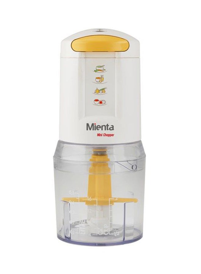 Mienta Mini Vegetable Chopper 0.5 L 400.0 W CH-171 White 