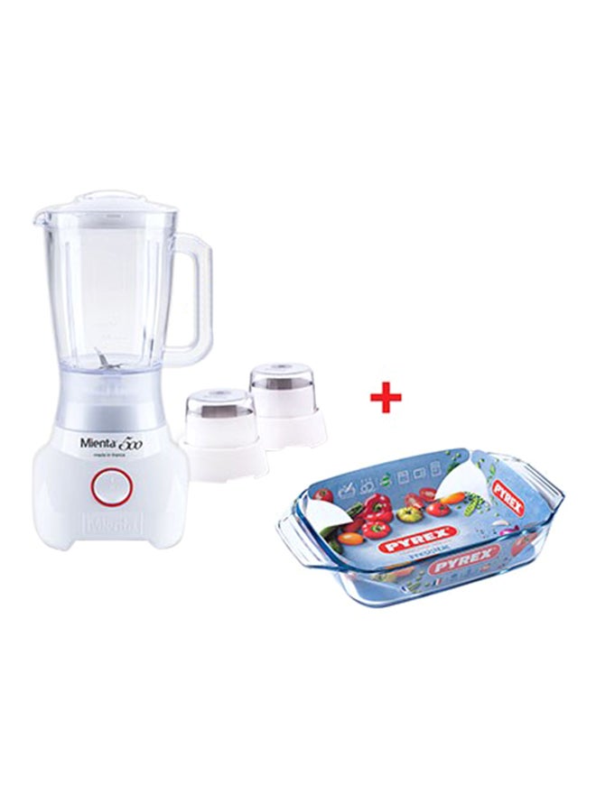 Multi-Functional Blender With 2 Jars And Pyrex Tray 1.5 L BL1251A White