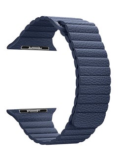Leather Loop Band For Apple Watch 38mm Blue