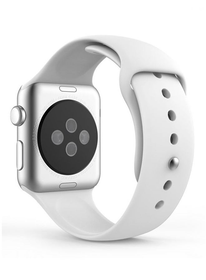 HQPro - Silicone Band For Apple Watch 38mm White - Image 1
