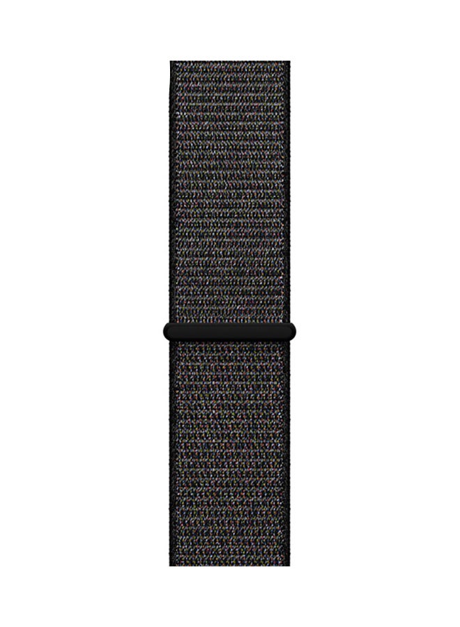 HQPro - Woven Nylon Sport Loop Strap For Apple Watch 40mm Black - Image 1