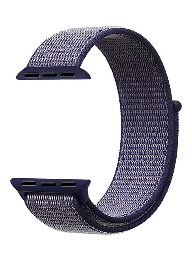 إتش كيو برو سوار بديل من النايلون لساعة أبل الذكية مقاس 42 مم أزرق - Image 1