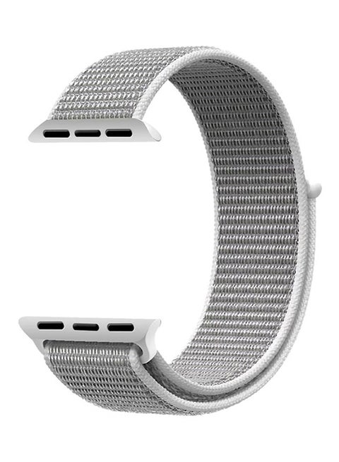 Nylon Replacement Band For Apple Smartwatch 44mm Grey