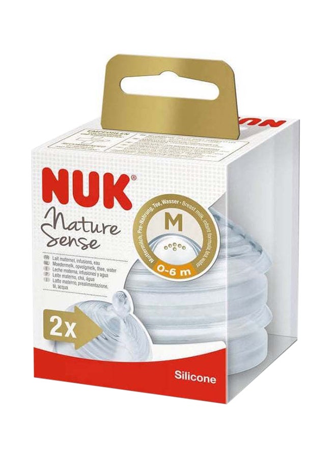 2-Piece Nature Sense Teat (0-6M)