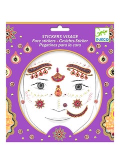 DJECO Princess India Face Stickers DJ09213  - Image 1