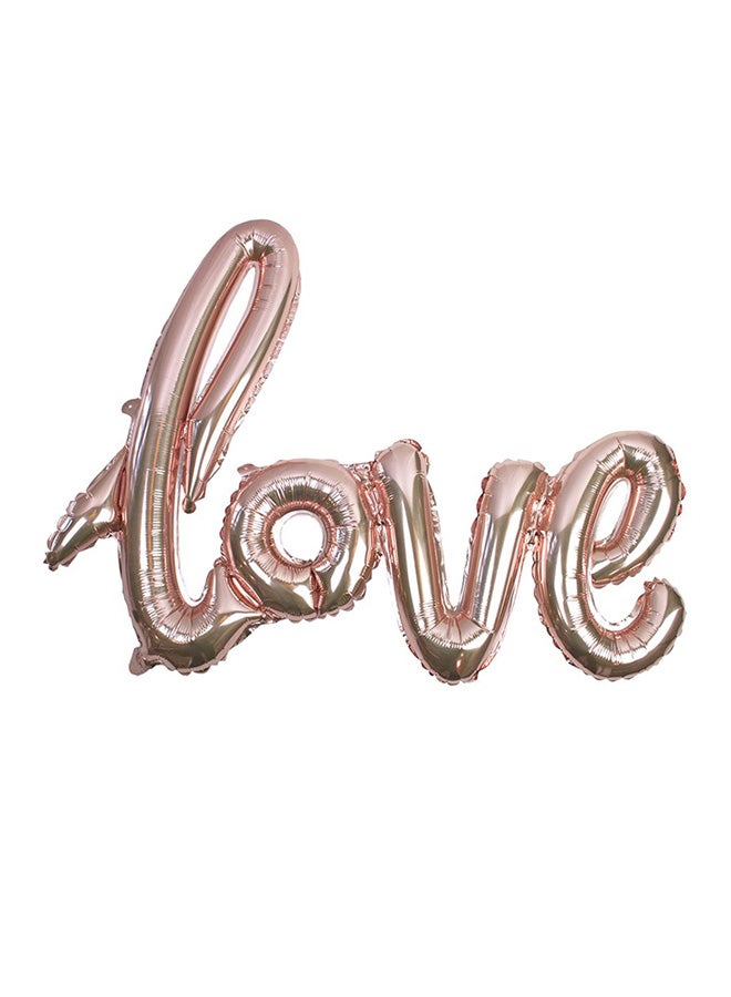توكينج تيبلز - بالون رومانسي حقاً بتصميم على شكل كلمة (Love) 29 x 21بوصة - Image 1