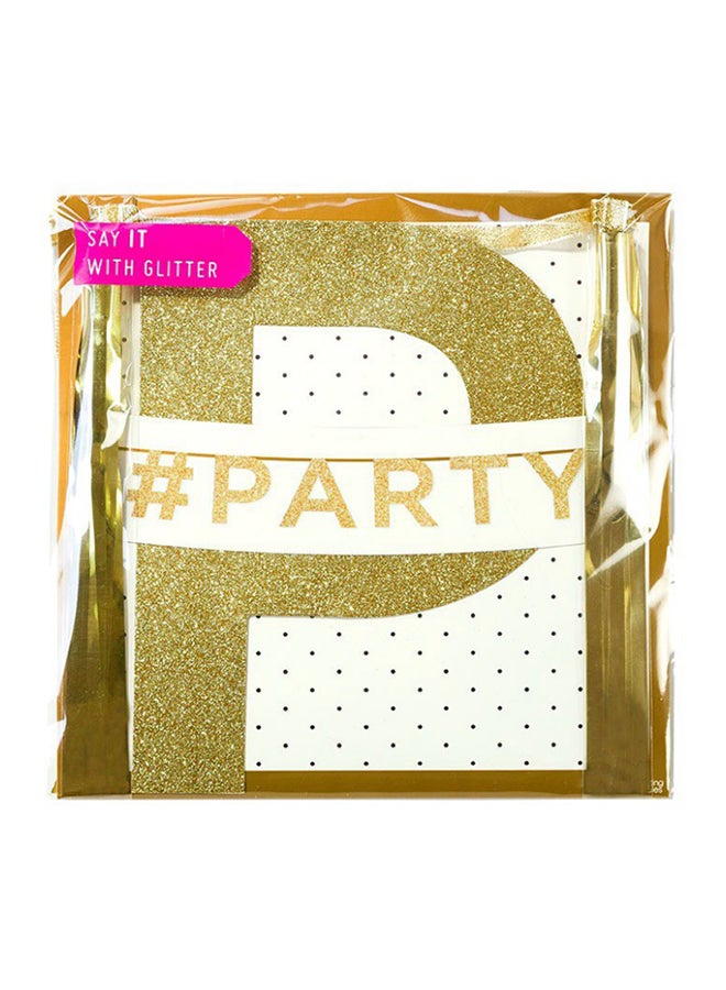 توكينج تيبلز - لافتة لامعة زينة معلقة على شكل كلمة "Party" 2متر - Image 1