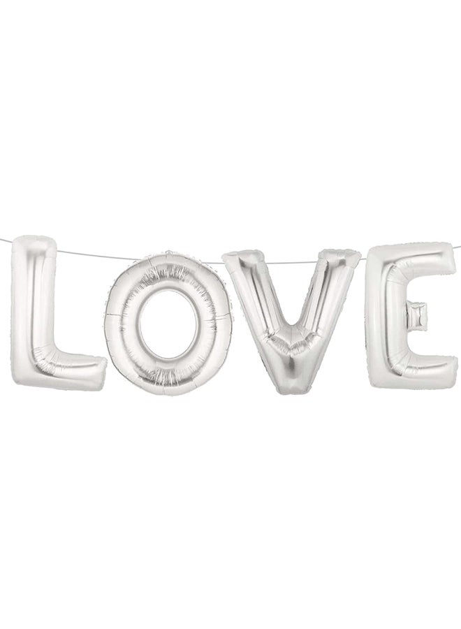 توكينج تيبلز بالون هوائي بحروف كلمة "Love" 2.5متر  - Image 2