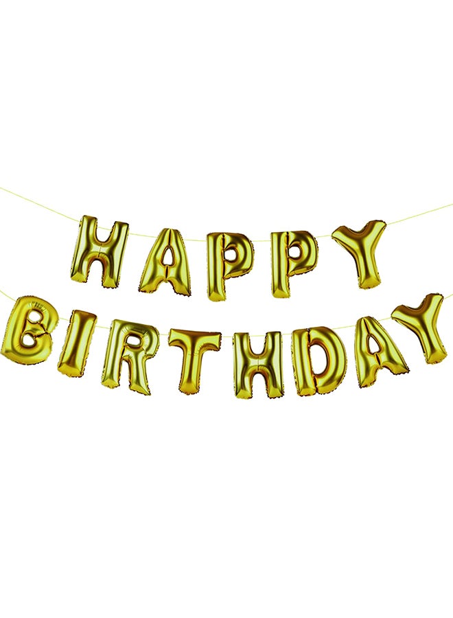 توكينج تيبلز - بانر من البالون بحروف عبارة Happy Birthday 24 x 34سم - Image 1