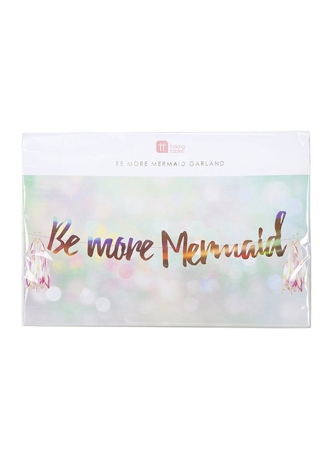 توكينج تيبلز إكليل معلق يحمل عبارة "We Heart Mermaids" 3متر  - Image 1