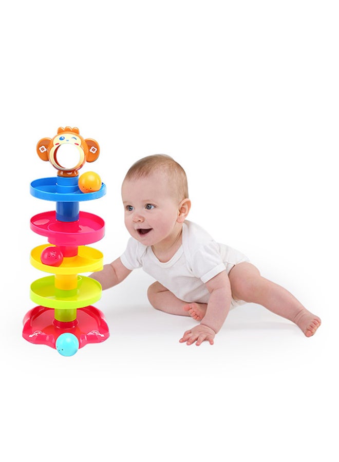 null - Toy Tower Puzzle Rolling Ball Bell Stackers - Image 1