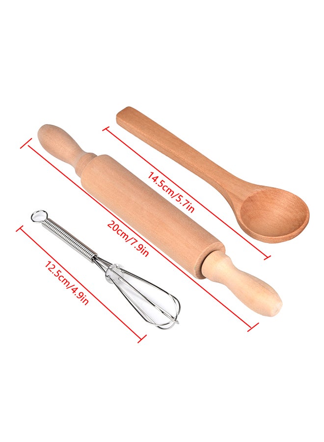 CYTHERIA 11-Piece Kitchen Costume With Cooking And Baking Pretend Playset  - Image 3