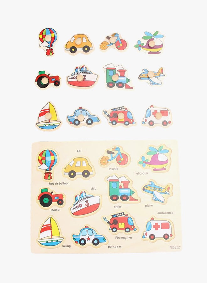 طقم ألعاب ألغاز خشبية للتعليم المبكر (706) - Image 3