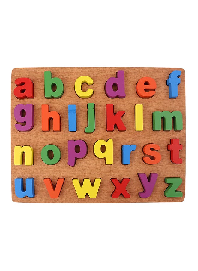 Wooden Puzzle Alphabet Letters Toy - Image 1