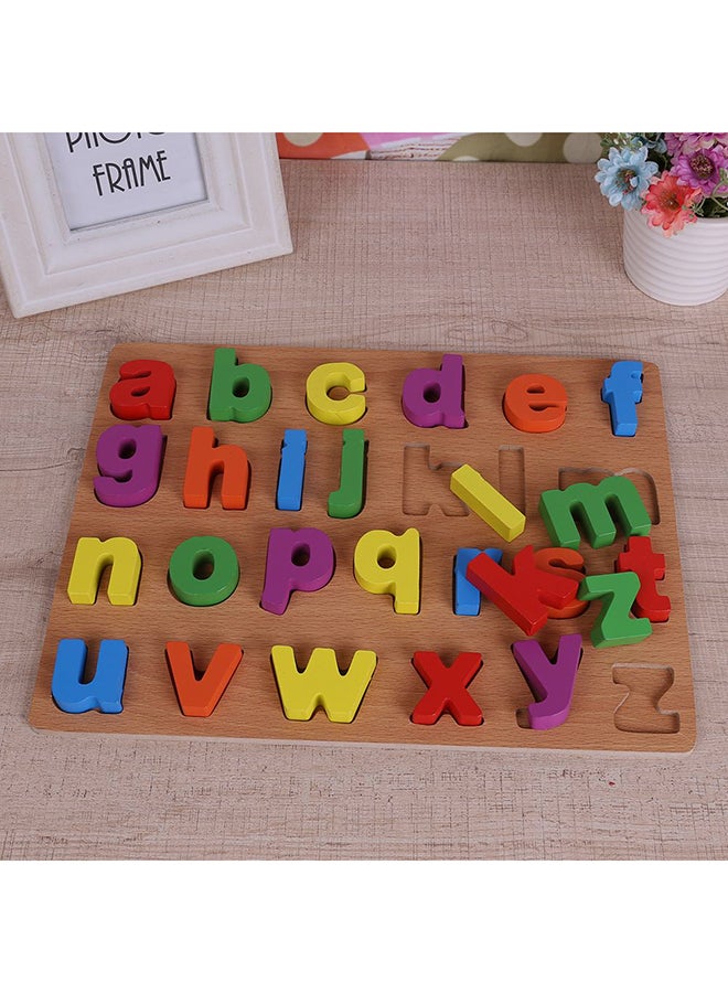 Wooden Puzzle Alphabet Letters Toy - Image 4