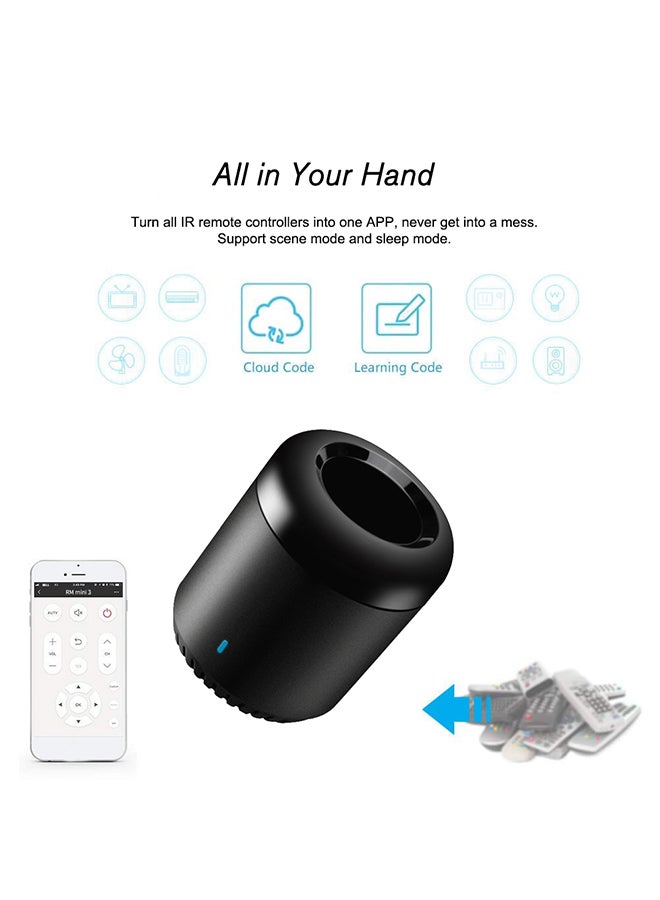 وحدة تحكم عن بعد لمفتاح Wifi Mini3 Bean Universal، أسود، 0.138 كجم  - Image 4
