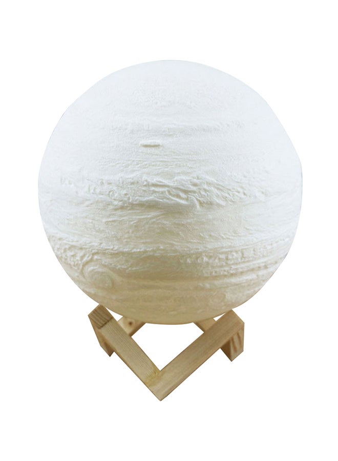 Generic - Moon Shape Glowing Night Lamp With Touch Control White - Image 1