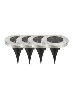 Tomshine 4-Piece LED Solar Powered Garden Lamp Warm White  - Image 1