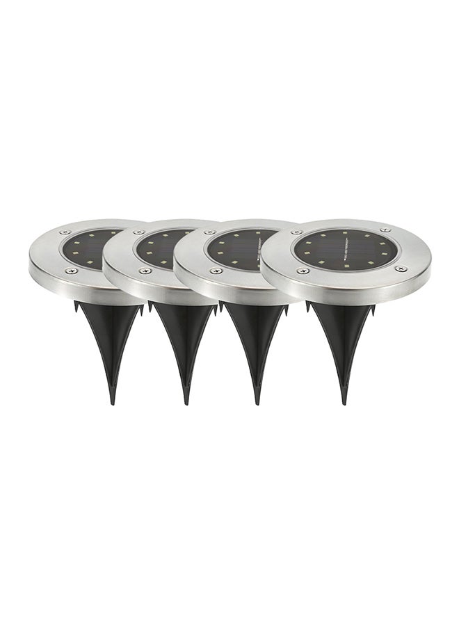 Tomshine 4-Piece LED Solar Powered Garden Lamp Warm White  - Image 1
