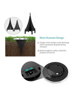 Tomshine 4-Piece LED Solar Powered Garden Lamp Warm White  - Image 3