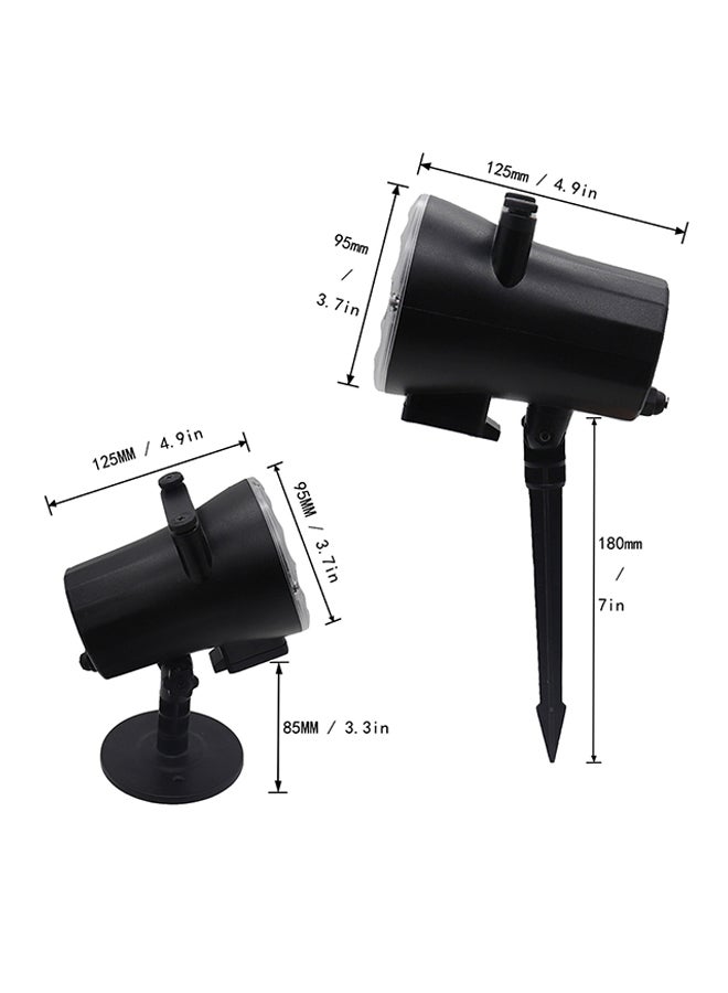 Animated Projector Lamp With Remote Control Black 0.65kg - Image 2