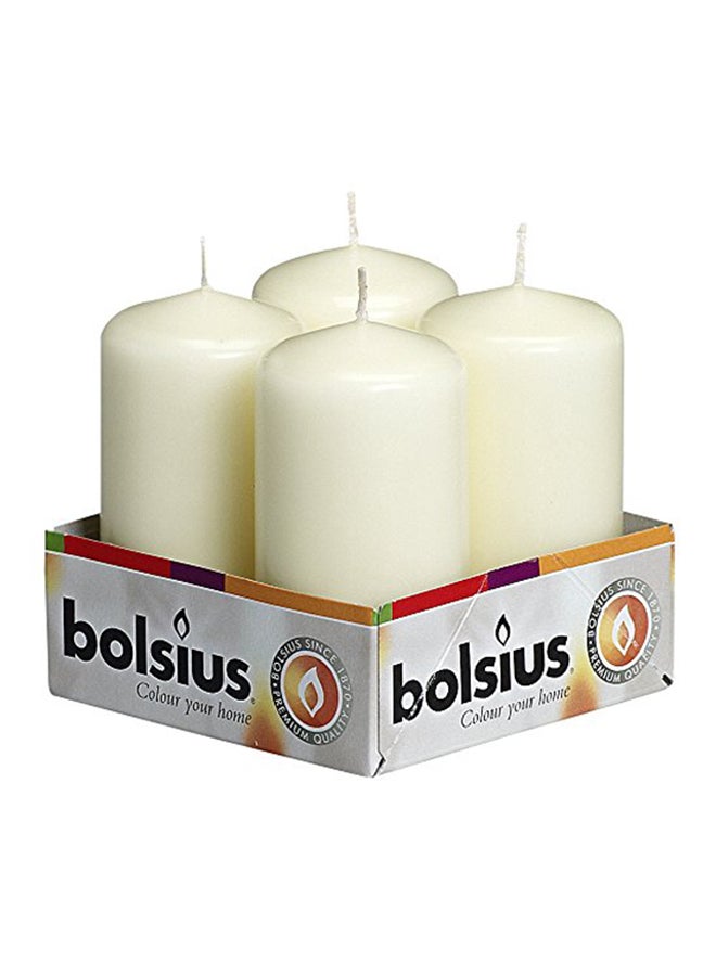 4-Piece Pillar Candle White - v1549023251/N20803118A_1