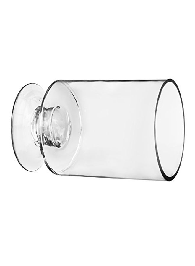 CYS EXCEL Stemmed Candle Holder Clear 4.5X8.3X4.5inch  - Image 2