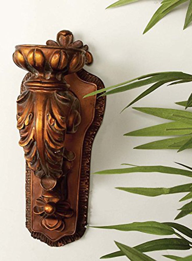 ديكو 79 حامل شموع بني 13x5x6.5بوصة - Image 3