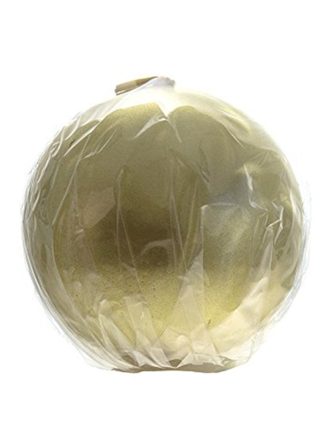 Mega Candles 3-Piece Unscented Round Pillar Candle Set Gold - Image 2