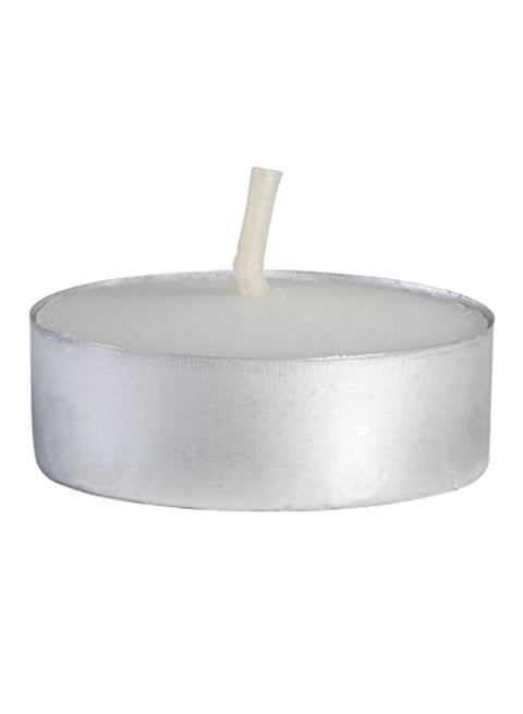 50-Piece Tea Light Candle Set White