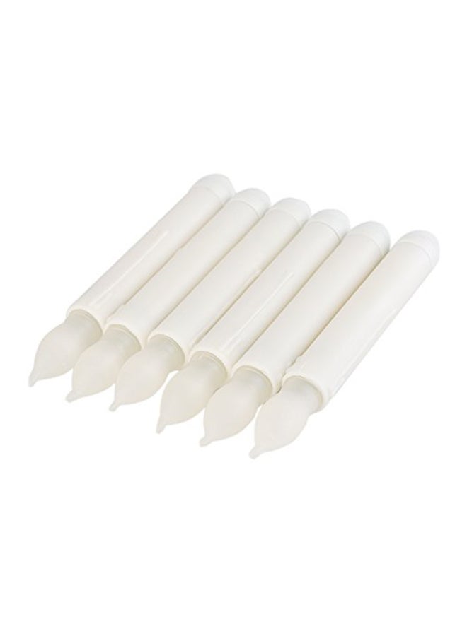 12-Piece Battery Operated Flameless Candle Set White