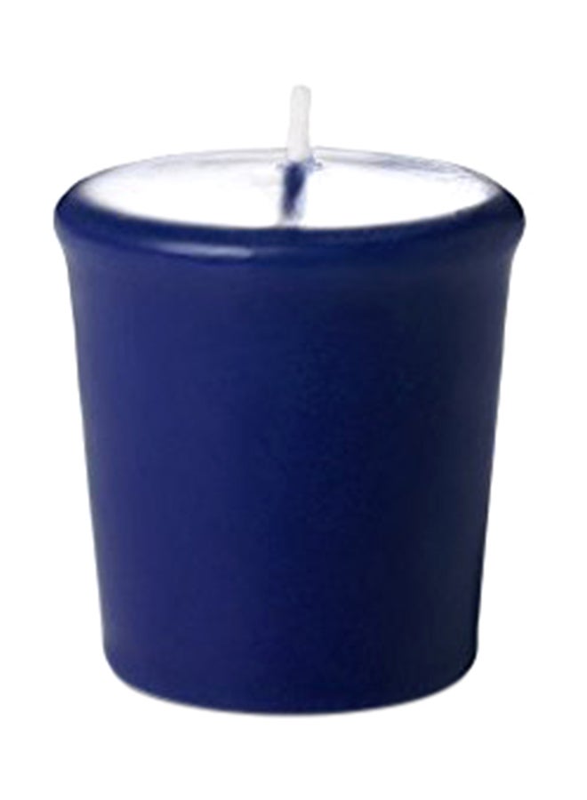 Yummi 9-Piece Unscented Votive Candle Set Blue 