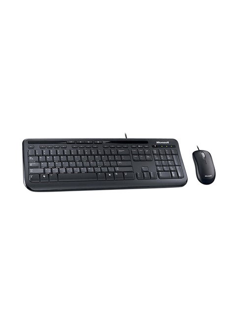 Wired Keyboard And Mouse Set Black
