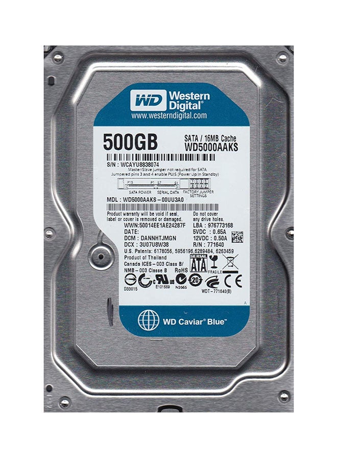 WD 3.5-Inch SATA Surveillance Hard Disk Drive Silver  - Image 1
