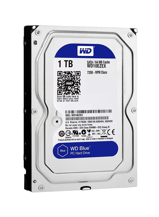 WD - SATA Hard Disk Drive For Desktop Silver - Image 1